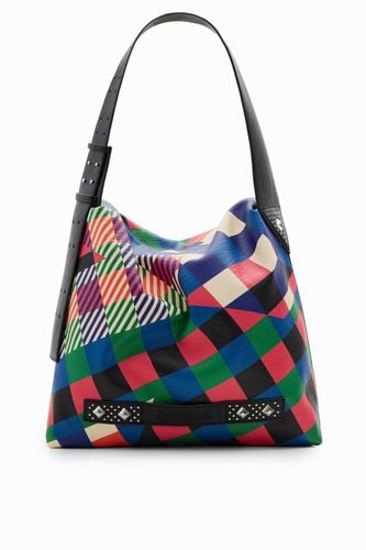 Bolso mediano rombos - Desigual - Modalova