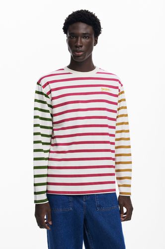 Multicolor striped T-shirt - L - Desigual - Modalova