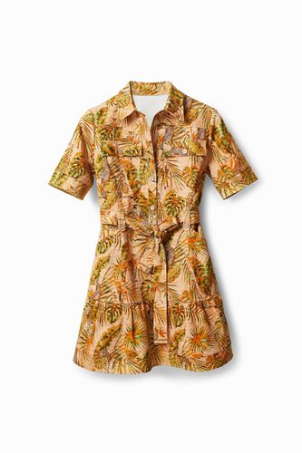 Tropical shirt dress - YELLOW - L - Desigual - Modalova