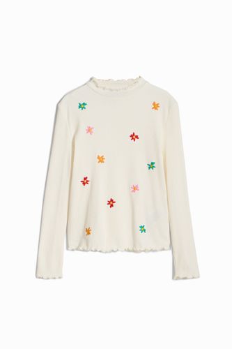 Camiseta flores bordadas - 9/10 - Desigual - Modalova