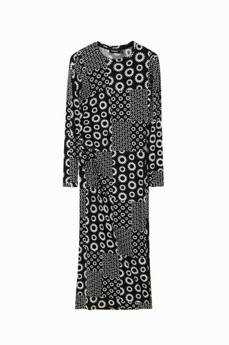 Slim patchwork midi dress - XS - Desigual - Modalova