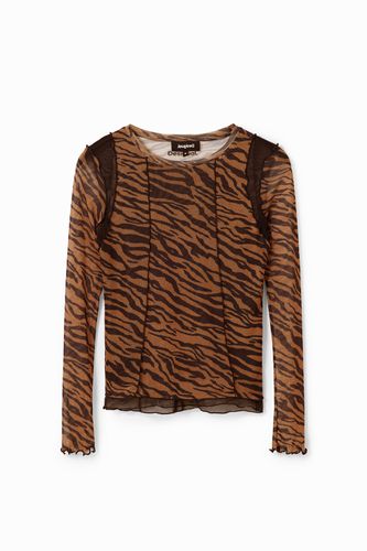 Camiseta tul estampado tigre - Desigual - Modalova