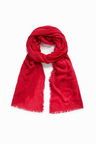 Textured foulard - RED - U - Desigual - Modalova