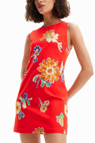 Short slim floral dress - RED - L - Desigual - Modalova