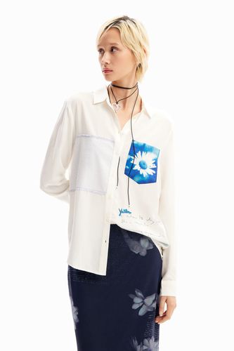 Patchwork pocket daisy shirt - - XL - Desigual - Modalova