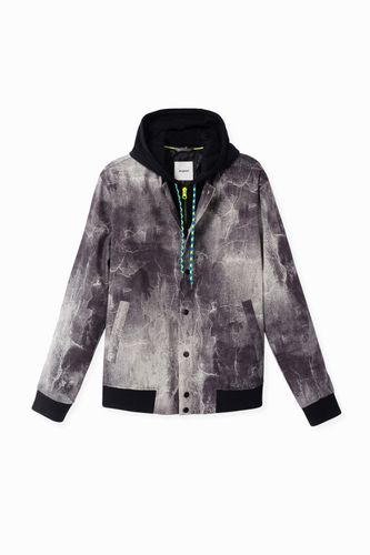 Sport jacket with detachable plush piece - - S - Desigual - Modalova