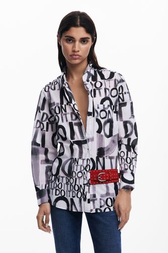 Camisa "Don't" - Desigual - Modalova