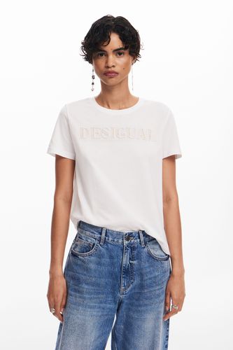 Camiseta logotipo - WHITE - XXL - Desigual - Modalova