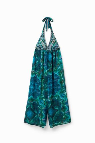 Vestido maxi halter arty tie-dye - L - Desigual - Modalova