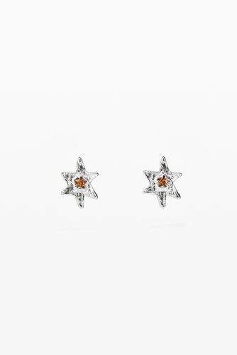 Star earrings with silver plating Zalio - U - Desigual - Modalova