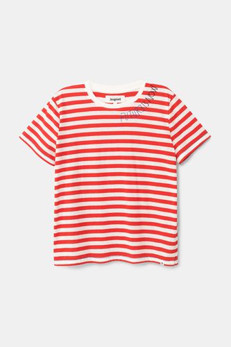Camiseta rayas marineras 100% algodón - Desigual - Modalova
