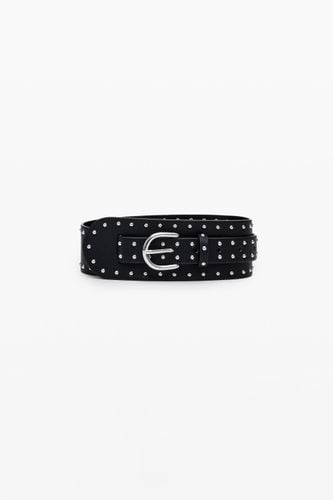 Wide studded belt - BLACK - 85 - Desigual - Modalova