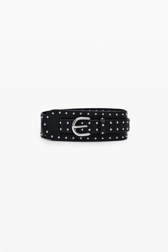 Wide studded belt - BLACK - 90 - Desigual - Modalova