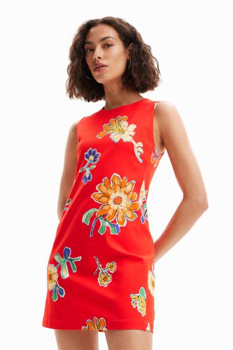 Short slim floral dress - RED - M - Desigual - Modalova