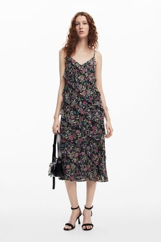 Midi dress with ruffles - XS - Desigual - Modalova