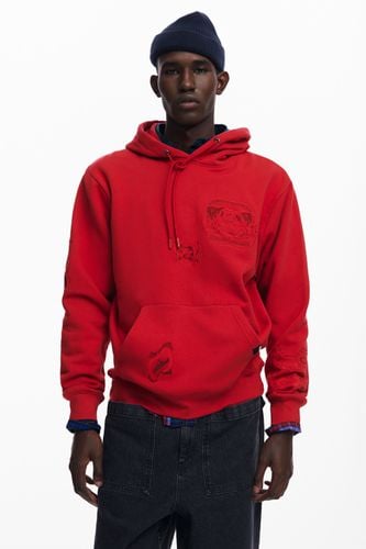 Sudadera bordados tigre - RED - M - Desigual - Modalova