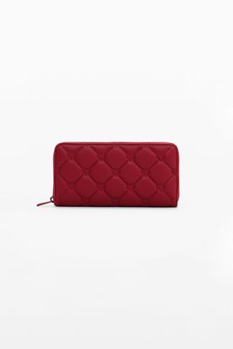 Quilted logo wallet - RED - U - Desigual - Modalova