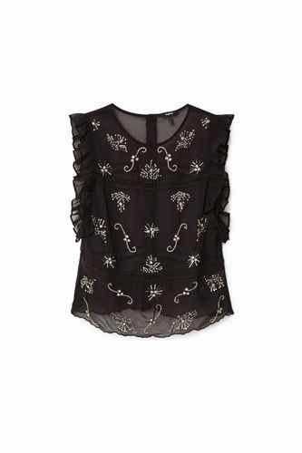 Blusa transparente Johnson Hartig - L - Desigual - Modalova