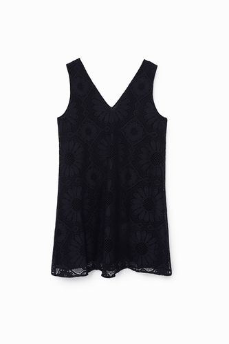 Lace mini dress - BLACK - L - Desigual - Modalova