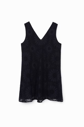 Lace mini dress - BLACK - XL - Desigual - Modalova