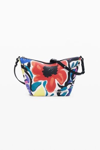 Bolso bandolera flores mediano - U - Desigual - Modalova