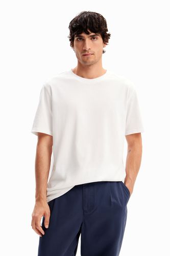 Plain seamed T-shirt - WHITE - L - Desigual - Modalova