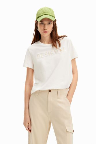 Camiseta logo brillo - WHITE - L - Desigual - Modalova