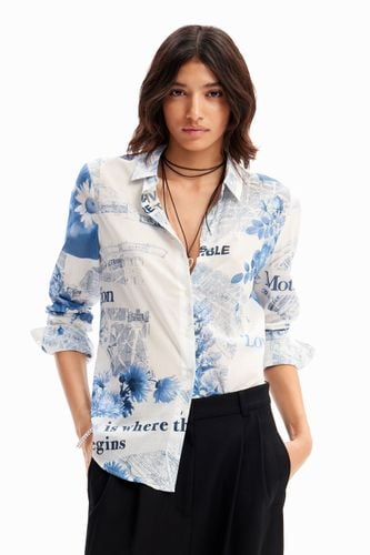 Camisa ligera mapas - Desigual - Modalova