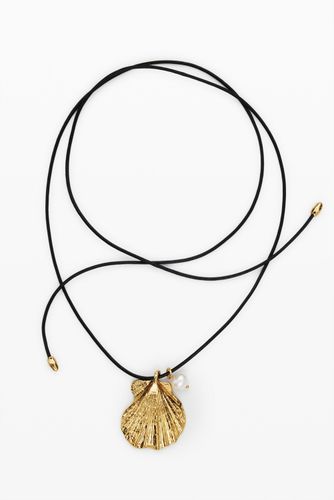 Colgante cordón concha baño plata Zalio - U - Desigual - Modalova