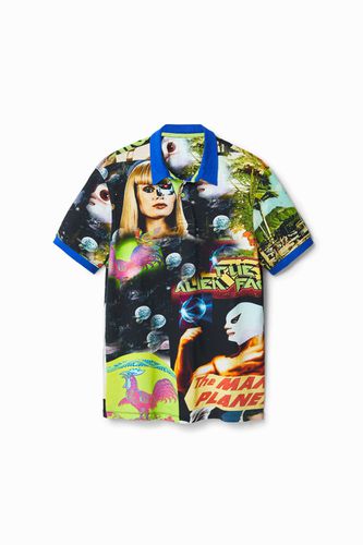 Alien collage polo shirt - - M - Desigual - Modalova