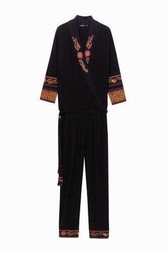 Jumpsuit with ethnic frieze pattern details - - L - Desigual - Modalova