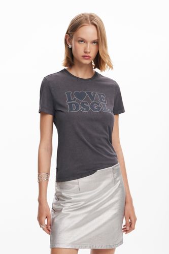 Camiseta lisa texto - BLACK - L - Desigual - Modalova