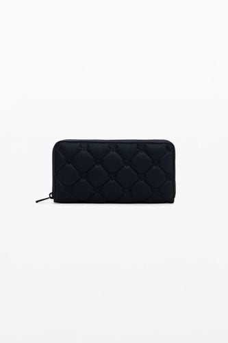 Quilted logo wallet - BLACK - U - Desigual - Modalova