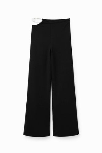 Cut-out chain trousers - BLACK - XS - Desigual - Modalova