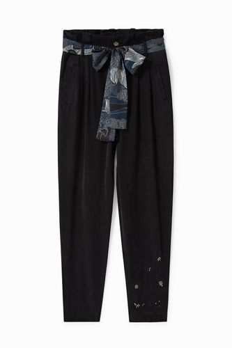Pleated trousers scarf - BLACK - XS - Desigual - Modalova
