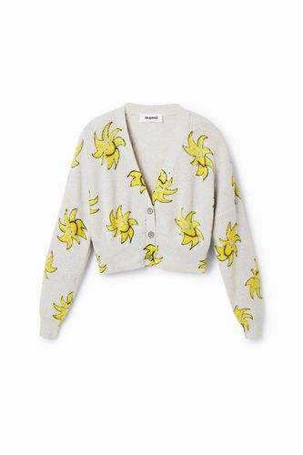 Cárdigan corto punto soles - M - Desigual - Modalova