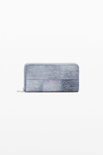 Braided denim-effect wallet - U - Desigual - Modalova