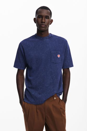 Pocket logo T-shirt - BLUE - L - Desigual - Modalova