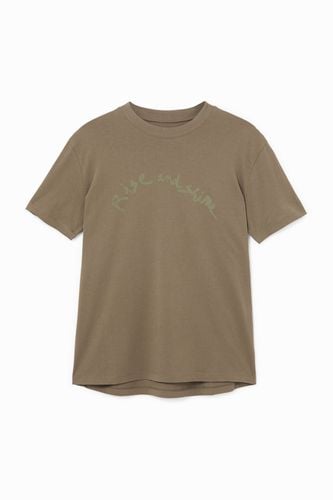 Shield T-Shirt - GREEN - S - Desigual - Modalova