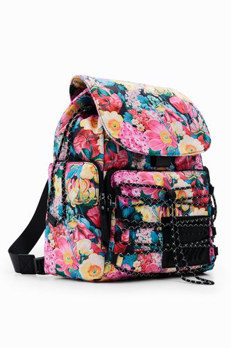 Large floral backpack - RED - U - Desigual - Modalova
