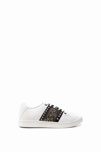 Sneakers convertible into babouches with trimming - - 36 - Desigual - Modalova
