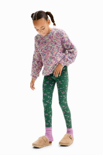 Leggings flores - GREEN - L - Desigual - Modalova