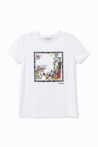 Organic and surrealistic T-shirt - - XS - Desigual - Modalova