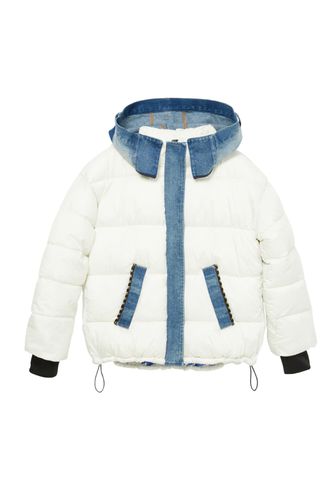 Padded jacket hood - WHITE - L - Desigual - Modalova