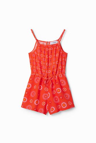 Strappy geometric playsuit - 7/8 - Desigual - Modalova