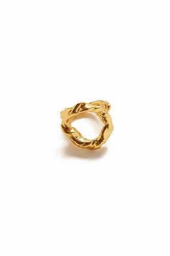 Zalio gold plated letter O ring - - L - Desigual - Modalova