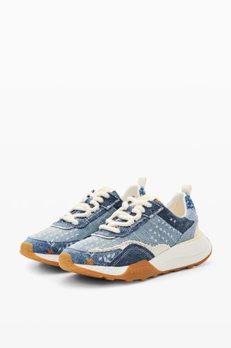 Denim jogger sneakers - BLUE - 39 - Desigual - Modalova