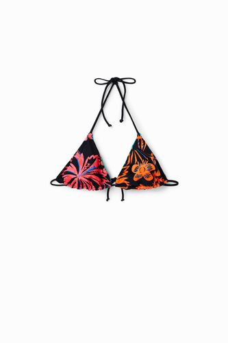 Top bikini triangular reversible - Desigual - Modalova