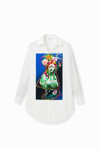 Oversize bust shirt - WHITE - M - Desigual - Modalova