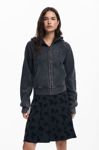 Oversize hoodie - BLACK - M - Desigual - Modalova